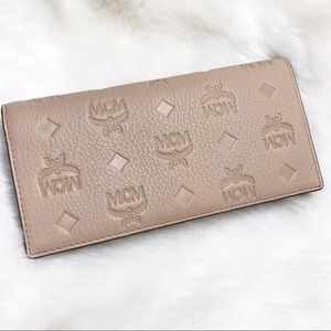 MCM Klara Beige bifold wallet